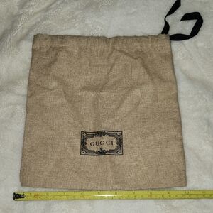 Gucci Burlap Drawstring Bag